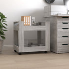 Office cabinet 60x45x60 cm engineered wood grey Sonoma oak colour