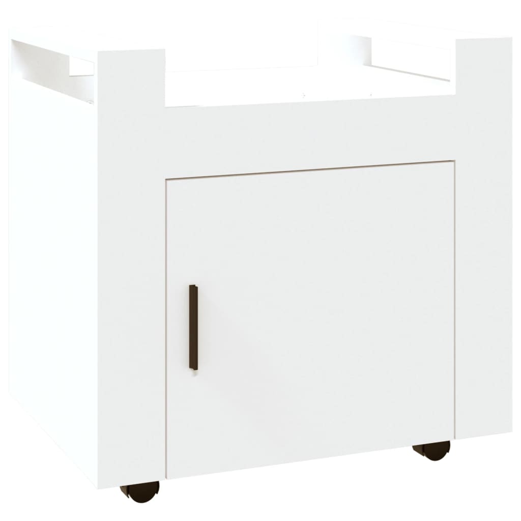 Bureaukastje 60X45X60 Cm Bewerkt Hout Wit