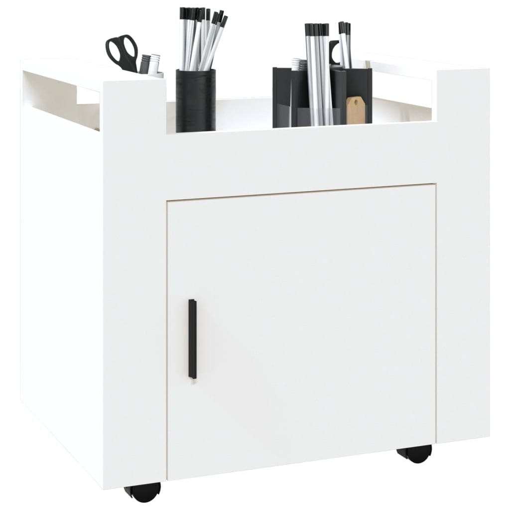 Bureaukastje 60X45X60 Cm Bewerkt Hout Wit
