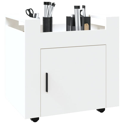 Bureaukastje 60X45X60 Cm Bewerkt Hout Wit