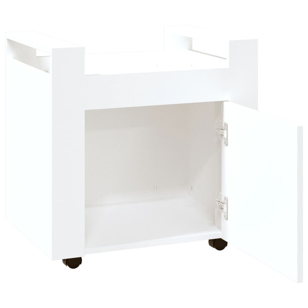 Bureaukastje 60X45X60 Cm Bewerkt Hout Wit