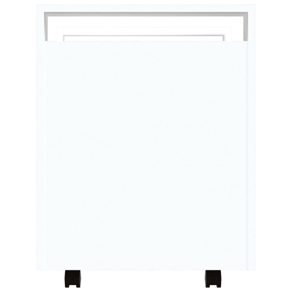 Bureaukastje 60X45X60 Cm Bewerkt Hout Wit