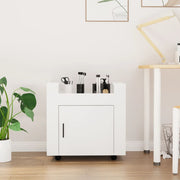 Desk cabinet 60x45x60 cm treated wood white