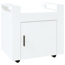 Bureaukastje 60X45X60 Cm Bewerkt Hout Hoogglans Wit