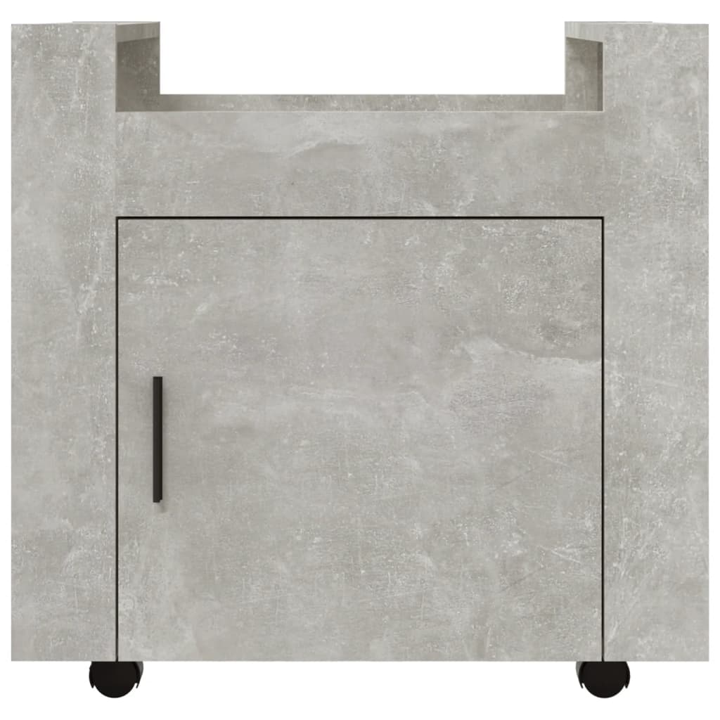 Bureaukastje 60X45X60 Cm Bewerkt Hout Betongrijs