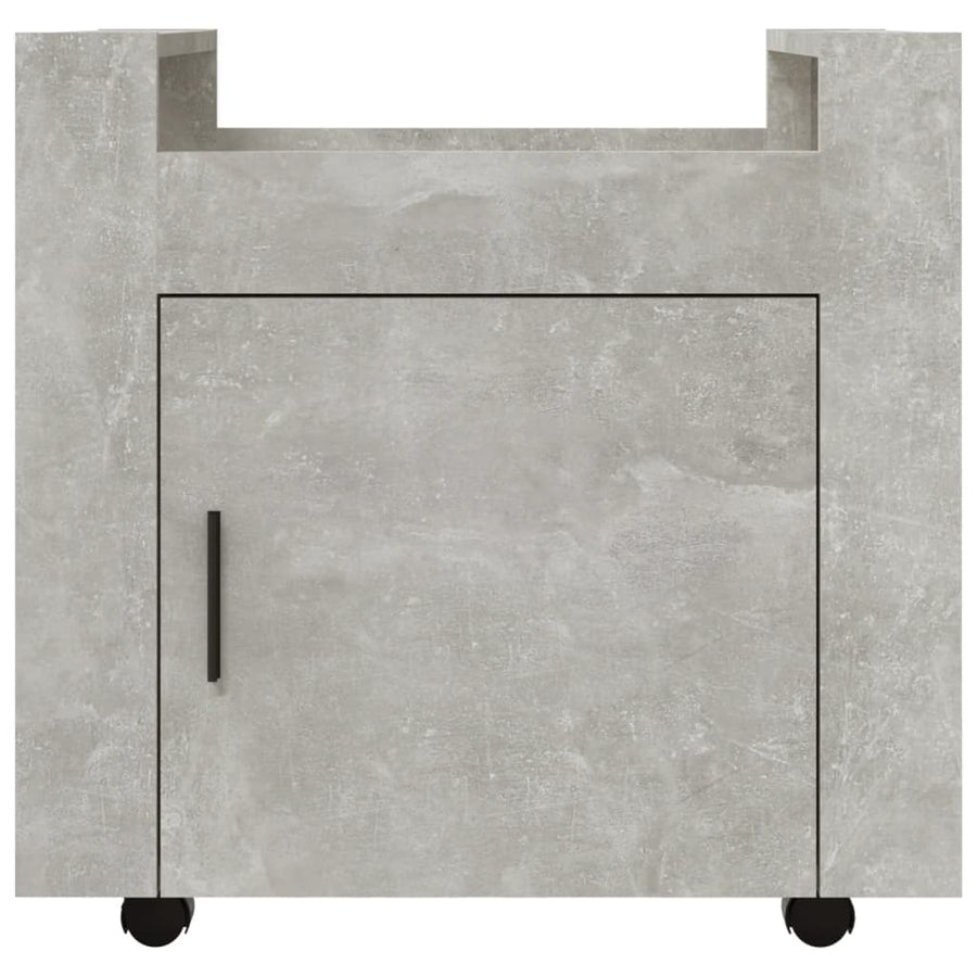 Bureaukastje 60X45X60 Cm Bewerkt Hout Betongrijs