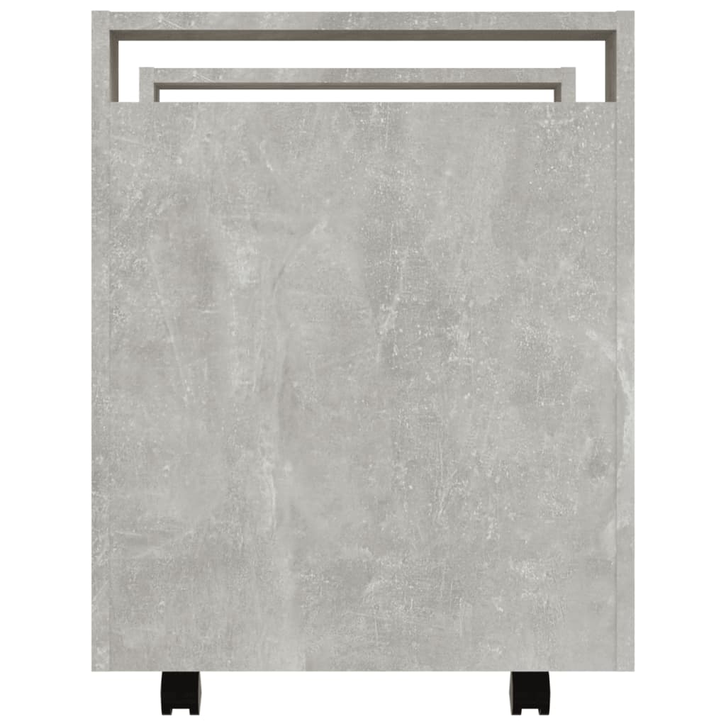 Bureaukastje 60X45X60 Cm Bewerkt Hout Betongrijs