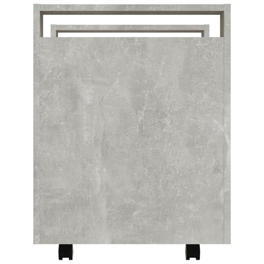 Bureaukastje 60X45X60 Cm Bewerkt Hout Betongrijs
