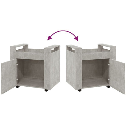 Bureaukastje 60X45X60 Cm Bewerkt Hout Betongrijs