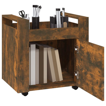Bureaukastje 60X45X60 Cm Bewerkt Hout Gerookt Eikenkleurig
