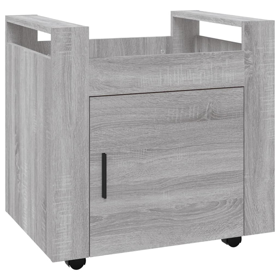 Bureaukastje 60X45X60 Cm Bewerkt Hout Grijs Sonoma Eikenkleurig