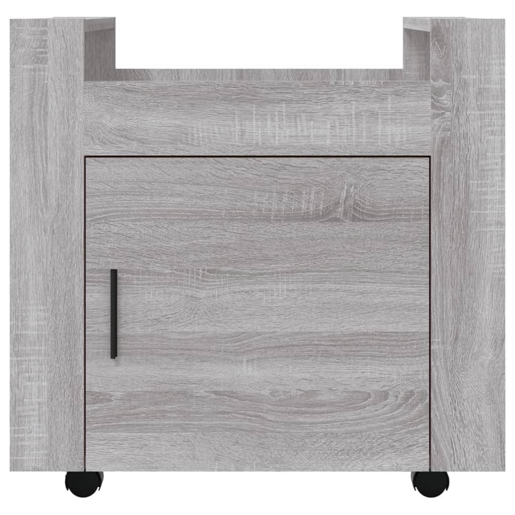 Bureaukastje 60X45X60 Cm Bewerkt Hout Grijs Sonoma Eikenkleurig