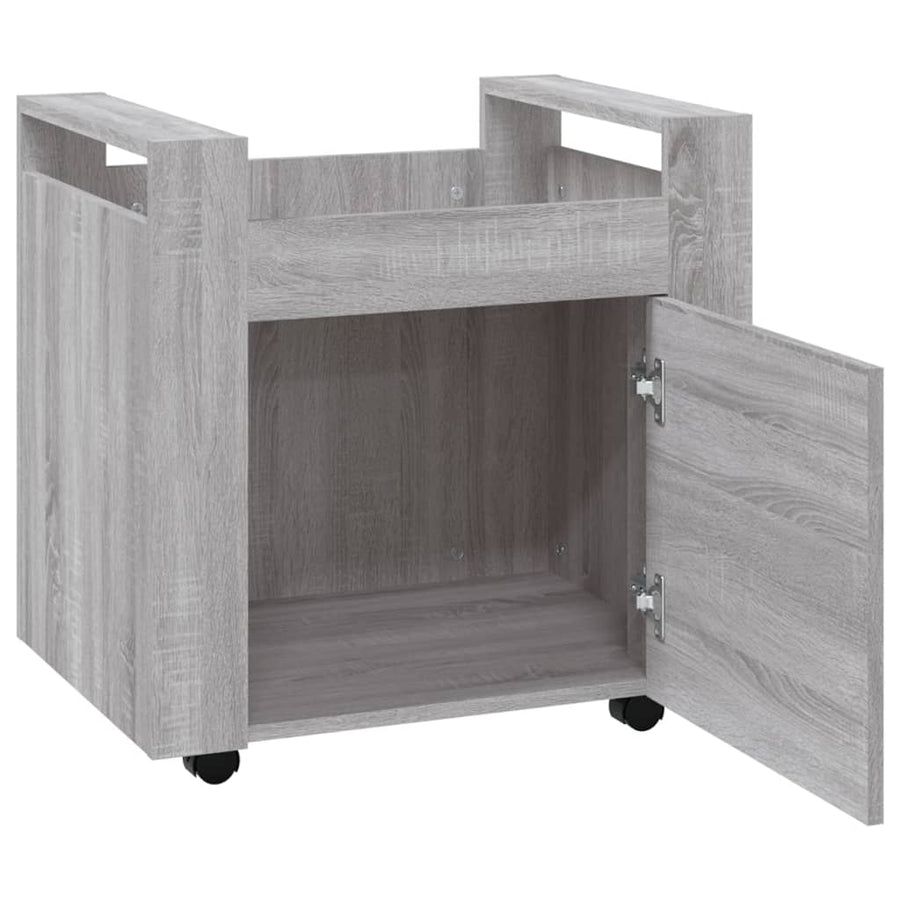 Bureaukastje 60X45X60 Cm Bewerkt Hout Grijs Sonoma Eikenkleurig