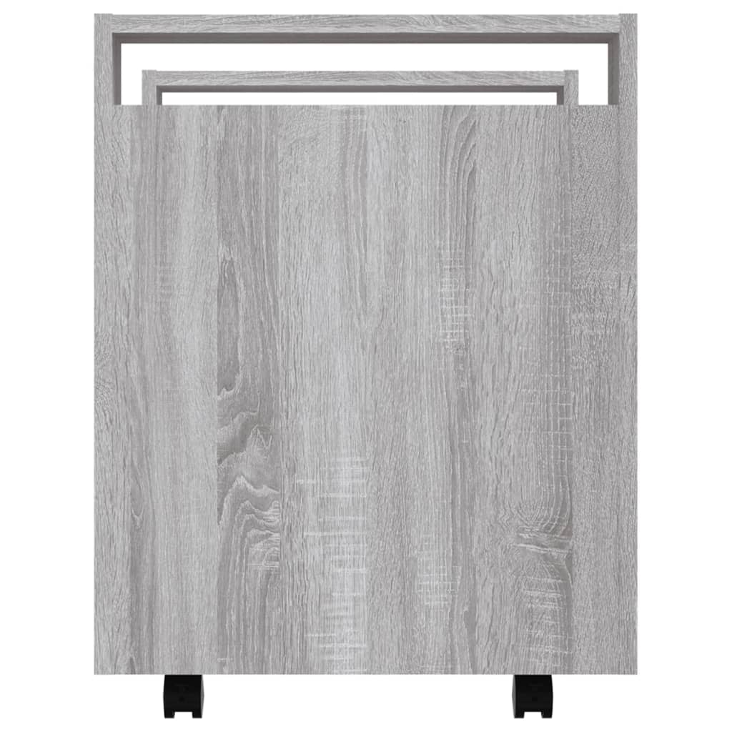 Bureaukastje 60X45X60 Cm Bewerkt Hout Grijs Sonoma Eikenkleurig