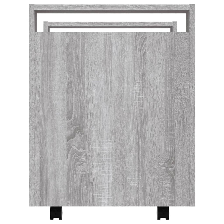 Bureaukastje 60X45X60 Cm Bewerkt Hout Grijs Sonoma Eikenkleurig