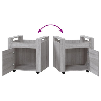 Bureaukastje 60X45X60 Cm Bewerkt Hout Grijs Sonoma Eikenkleurig