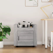 Office cabinet 60x45x60 cm engineered wood grey Sonoma oak colour