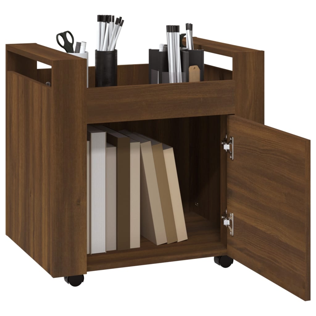 Bureaukastje 60X45X60 Cm Bewerkt Hout Bruin Eikenkleur