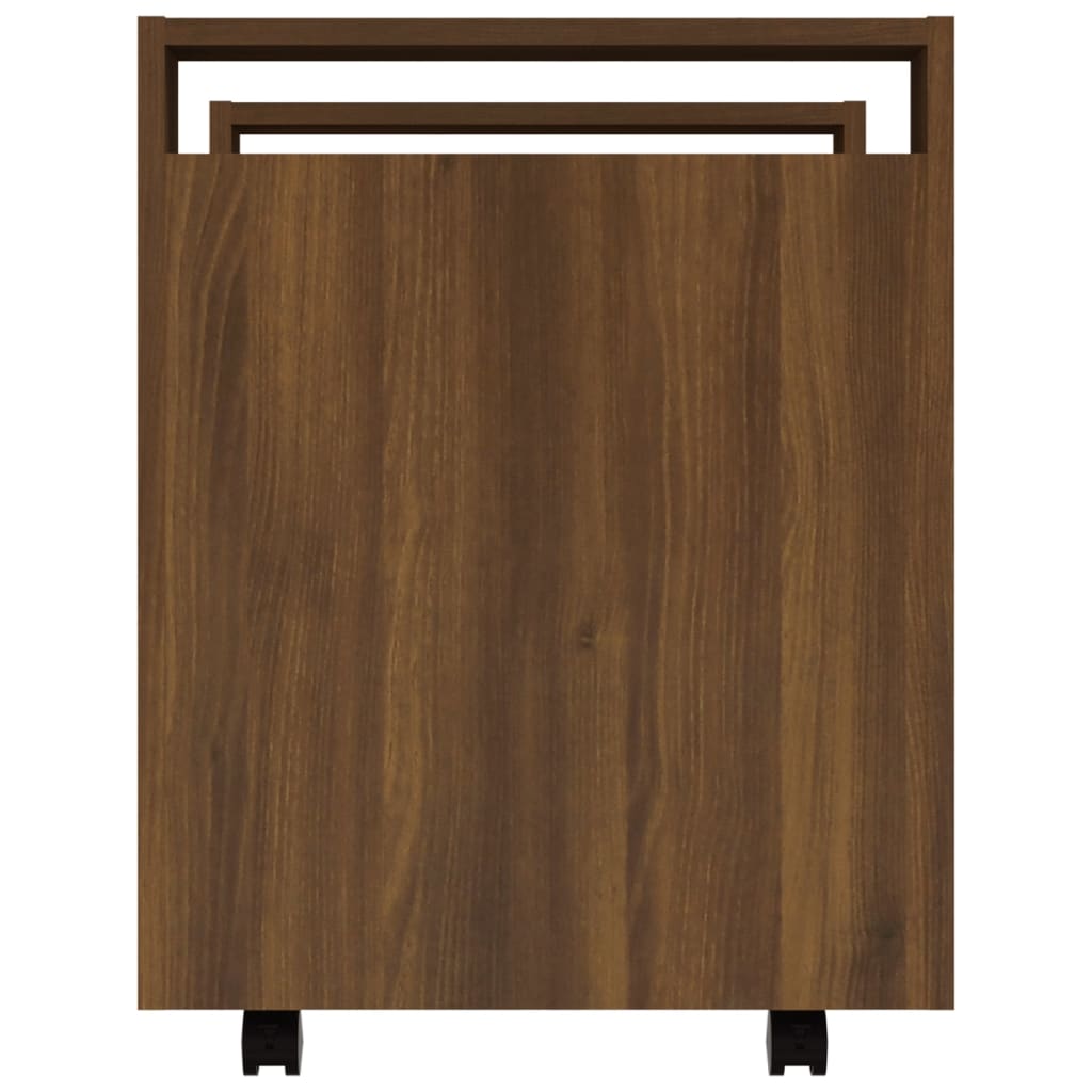 Bureaukastje 60X45X60 Cm Bewerkt Hout Bruin Eikenkleur