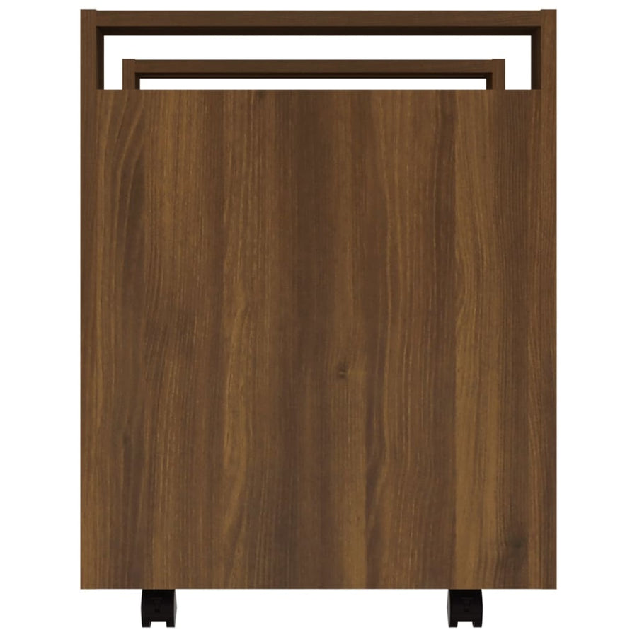 Bureaukastje 60X45X60 Cm Bewerkt Hout Bruin Eikenkleur