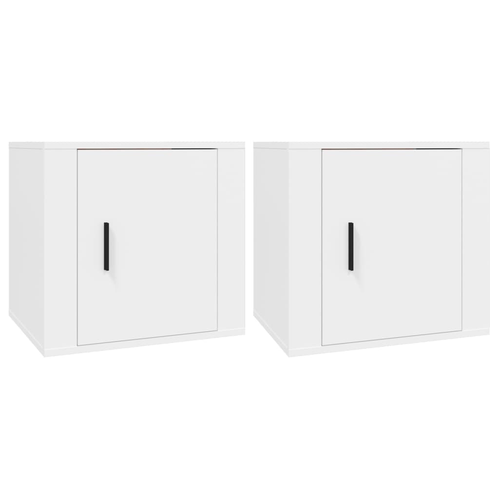 Nachtkastjes 2 St 50X39X47 Cm Wit