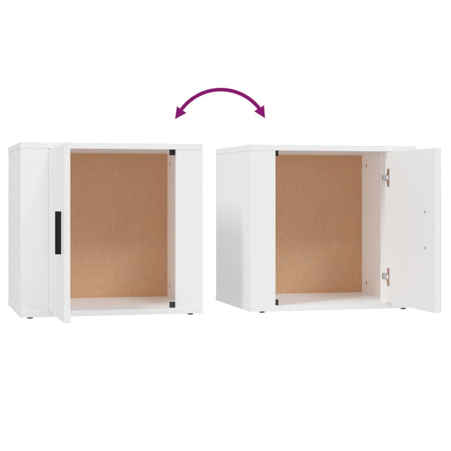 Nachtkastjes 2 St 50X39X47 Cm Wit