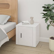 Bedside table 50x39x47 cm high gloss white