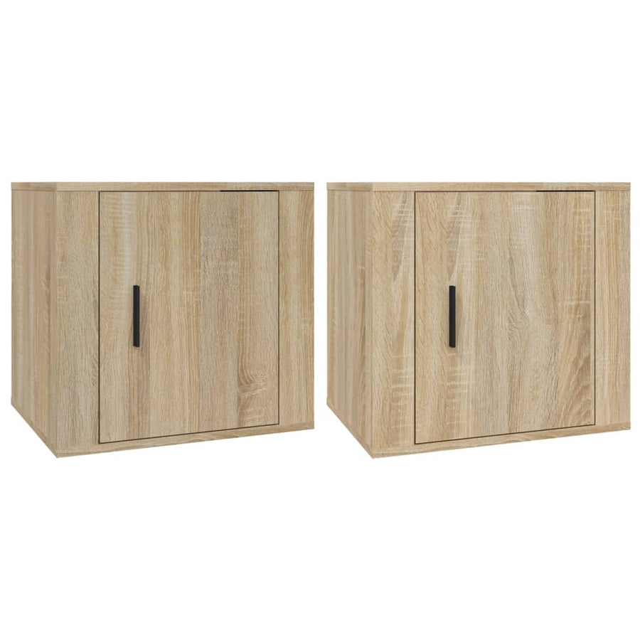 Nachtkastjes 2 St 50X39X47 Cm Sonoma Eikenkleurig
