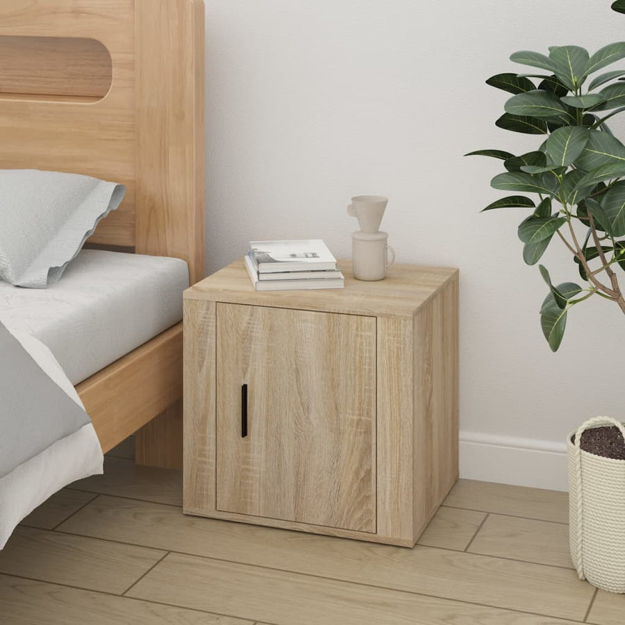 Nachtkastjes 2 St 50X39X47 Cm Sonoma Eikenkleurig