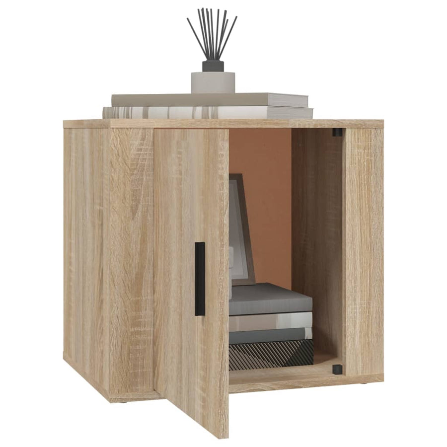 Nachtkastjes 2 St 50X39X47 Cm Sonoma Eikenkleurig