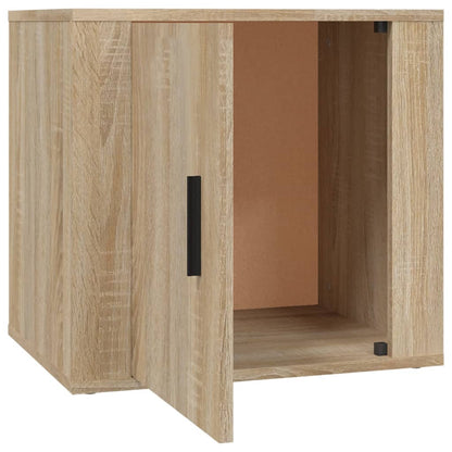Nachtkastjes 2 St 50X39X47 Cm Sonoma Eikenkleurig