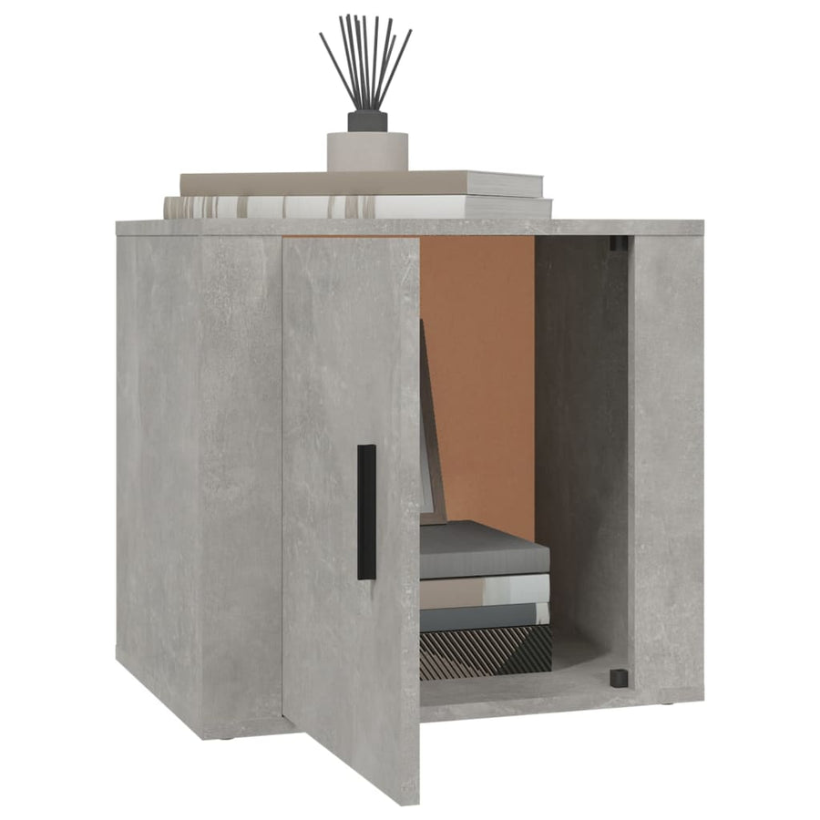Nachtkastjes 2 St 50X39X47 Cm Betongrijs