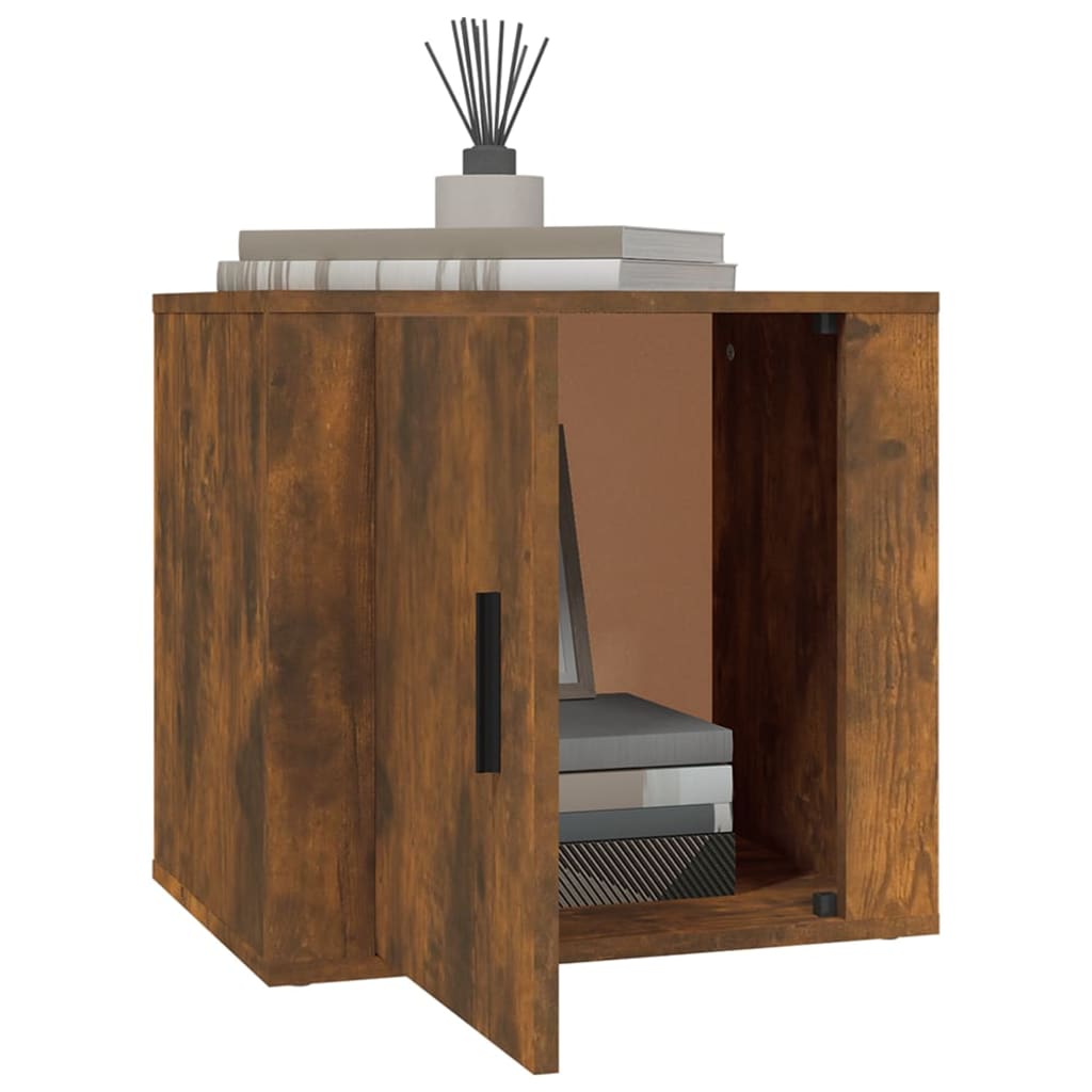 Nachtkastjes 2 St 50X39X47 Cm Gerookt Eikenkleurig