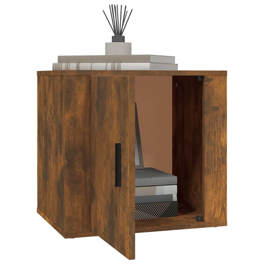 Nachtkastjes 2 St 50X39X47 Cm Gerookt Eikenkleurig