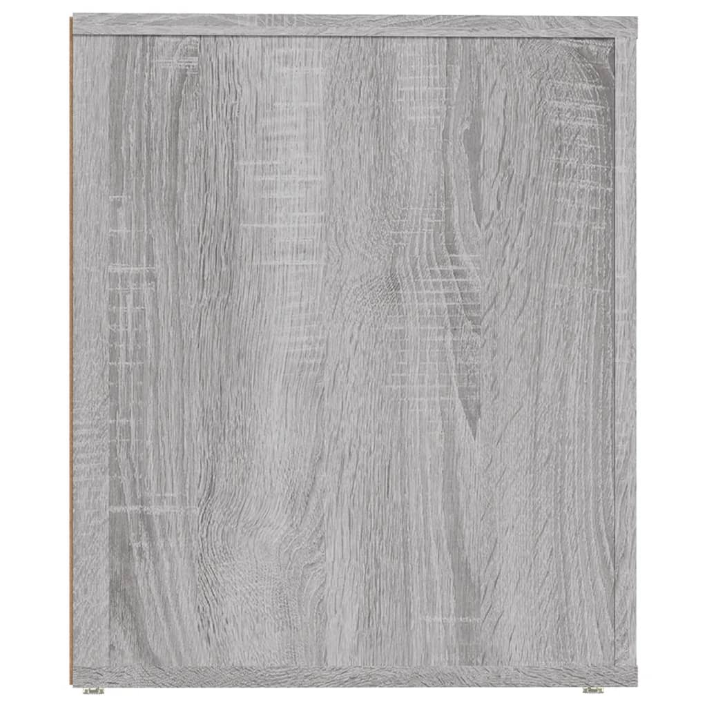 Nachtkastje 50X39X47 Cm Grijs Sonoma Eikenkleurig