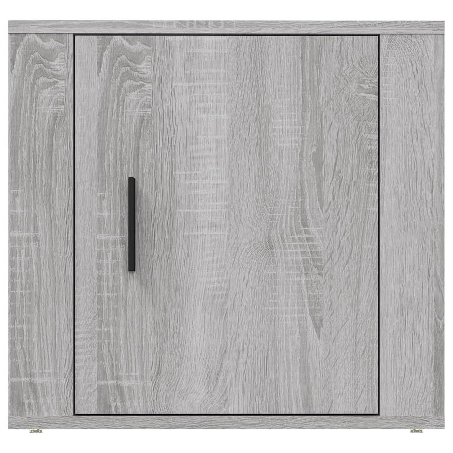 Nachtkastjes 2 St 50X39X47 Cm Grijs Sonoma Eikenkleurig