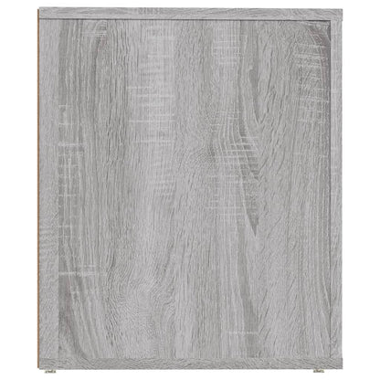 Nachtkastjes 2 St 50X39X47 Cm Grijs Sonoma Eikenkleurig