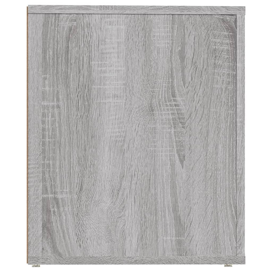 Nachtkastjes 2 St 50X39X47 Cm Grijs Sonoma Eikenkleurig