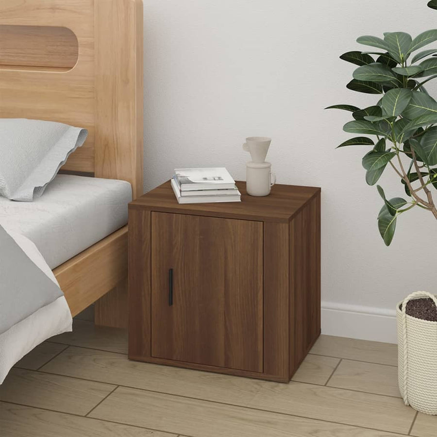 Nachtkastjes 2 St 50X39X47 Cm Bruin Eikenkleur