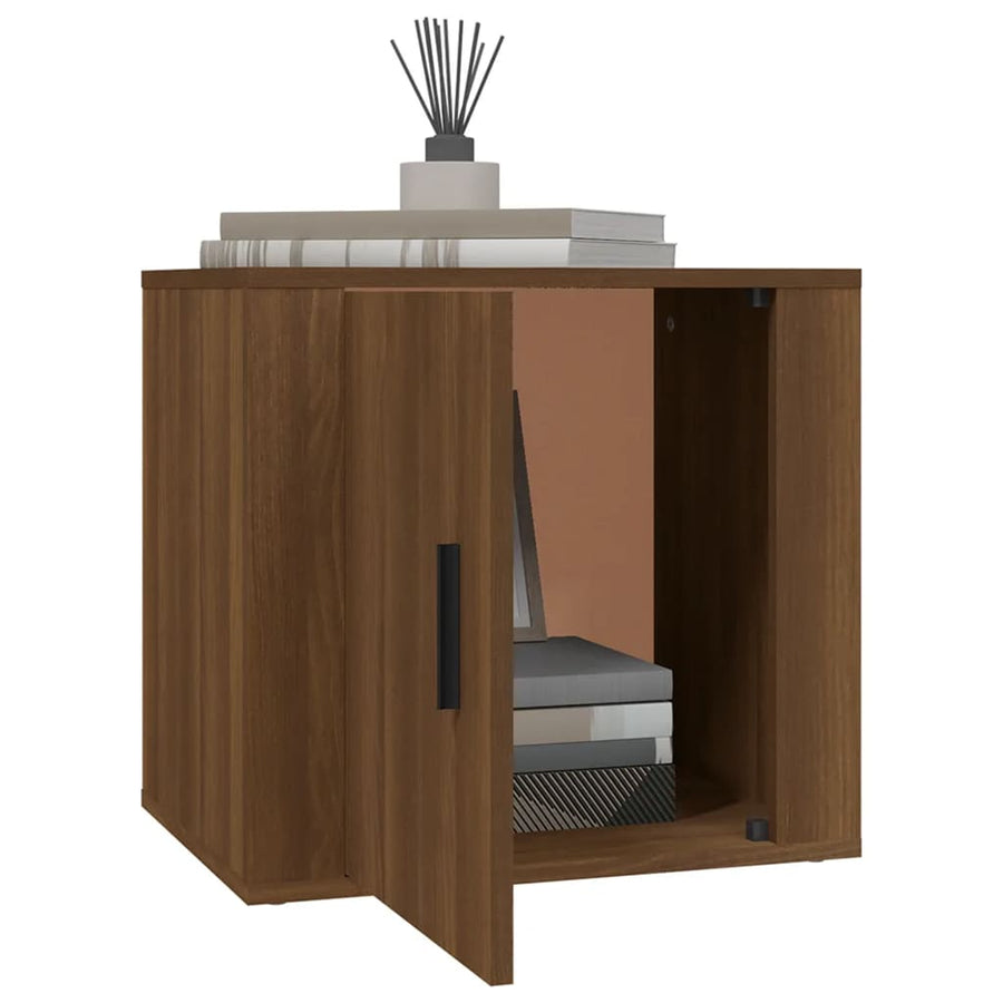Nachtkastjes 2 St 50X39X47 Cm Bruin Eikenkleur