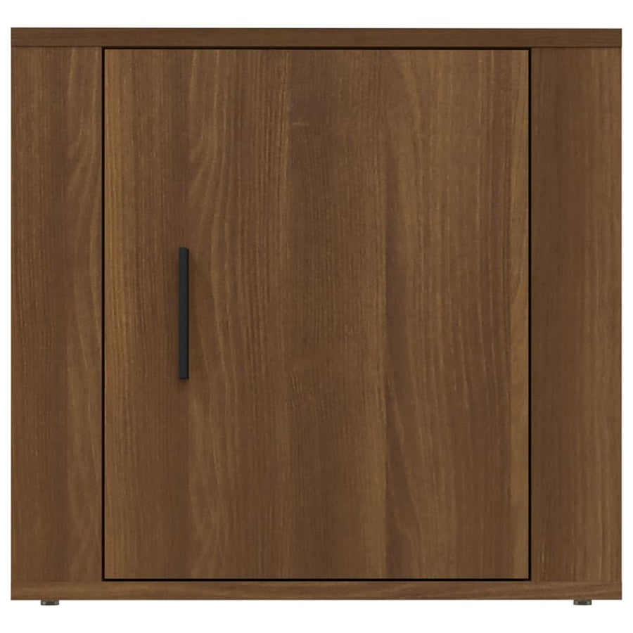 Nachtkastjes 2 St 50X39X47 Cm Bruin Eikenkleur