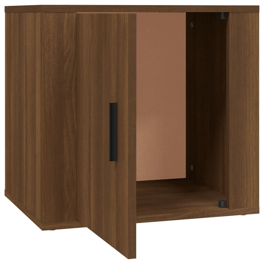 Nachtkastjes 2 St 50X39X47 Cm Bruin Eikenkleur