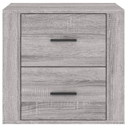 Nachtkastje 50X39X47 Cm Grijs Sonoma Eikenkleurig