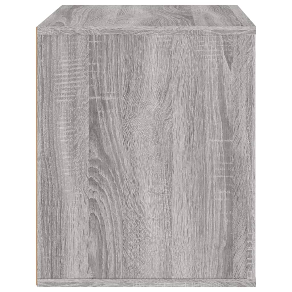 Nachtkastje 50X39X47 Cm Grijs Sonoma Eikenkleurig
