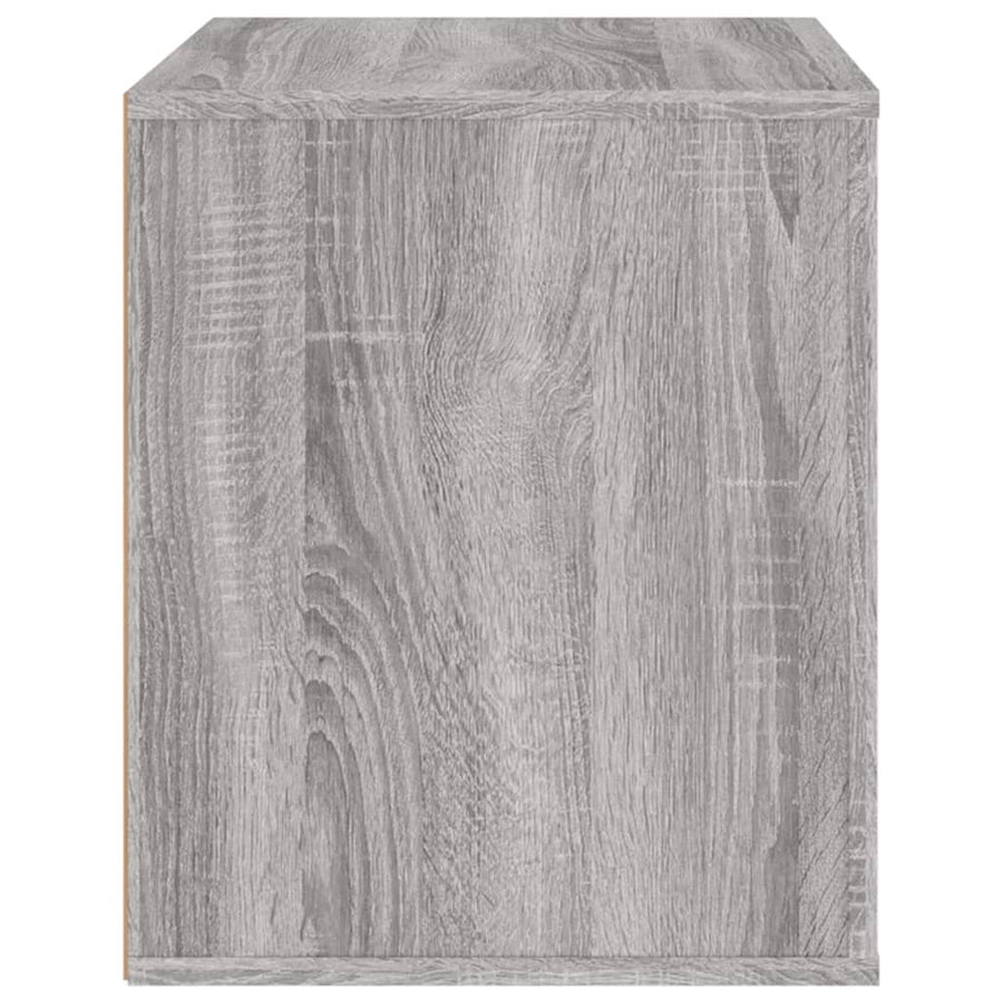 Nachtkastje 50X39X47 Cm Grijs Sonoma Eikenkleurig
