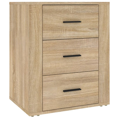 Nachtkastje 50X36X60 Cm Bewerkt Hout Kleurig Sonoma eiken
