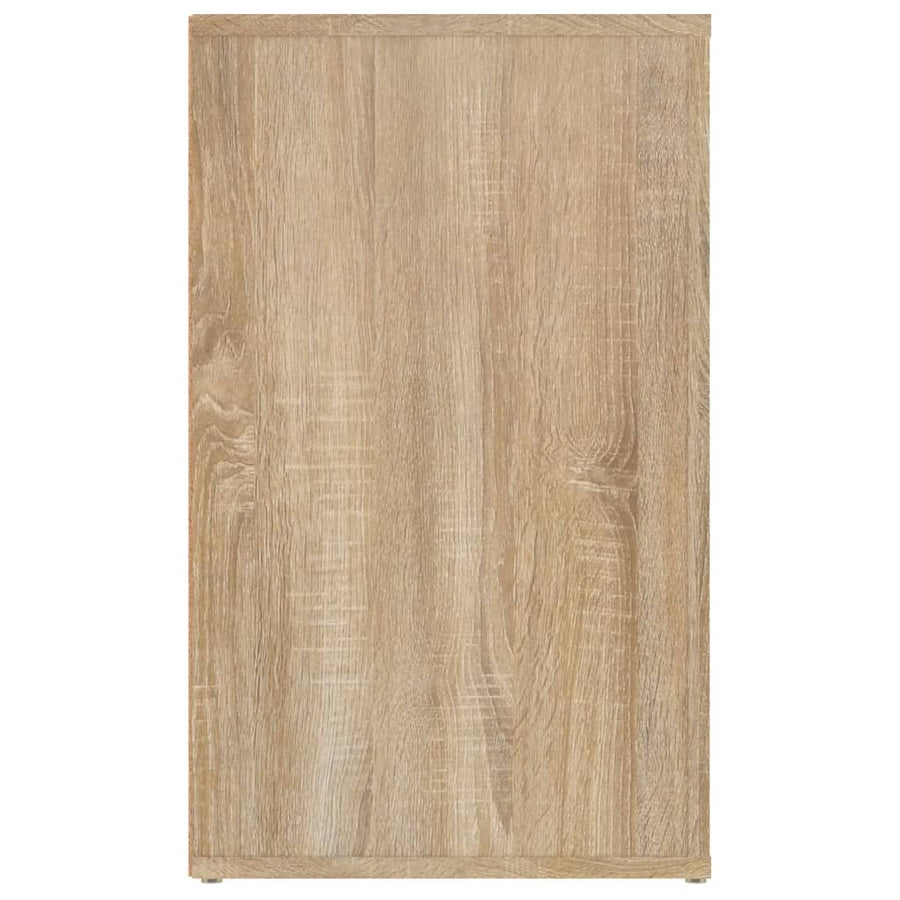 Nachtkastje 50X36X60 Cm Bewerkt Hout Kleurig Sonoma eiken