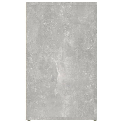 Nachtkastje 50X36X60 Cm Bewerkt Hout Betongrijs