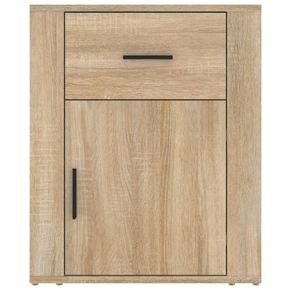 Nachtkastje 50X36X60 Cm Bewerkt Hout Kleurig Sonoma eiken