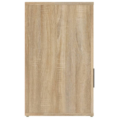 Nachtkastje 50X36X60 Cm Bewerkt Hout Kleurig Sonoma eiken
